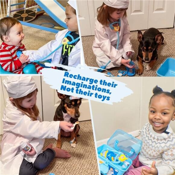 Liberry Doctor Kit for Toddlers 3 4 5 Years Old, Kids Doctor Play Set for Girls - Picture 6 of 7